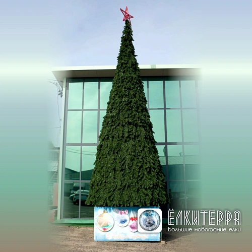 Русская натуральная уличная искусственная ёлка 4 метра